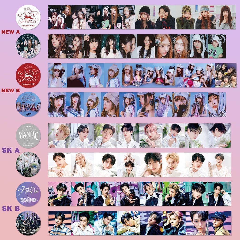 Vast Galaxy StrayKids อัลบั้มใหม่สินค้า Washi Tape NewJ Whale Jeans สติ๊กเกอร์บัญชีมือน่ารัก#CF121#