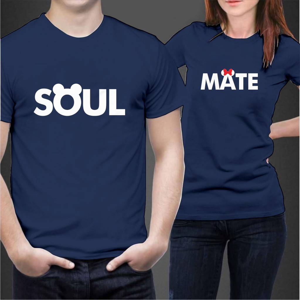 JO FASHION COUPLE T-SHIRT COUPLE T-SHIRT PRINT SOULMATE T-SHIRT