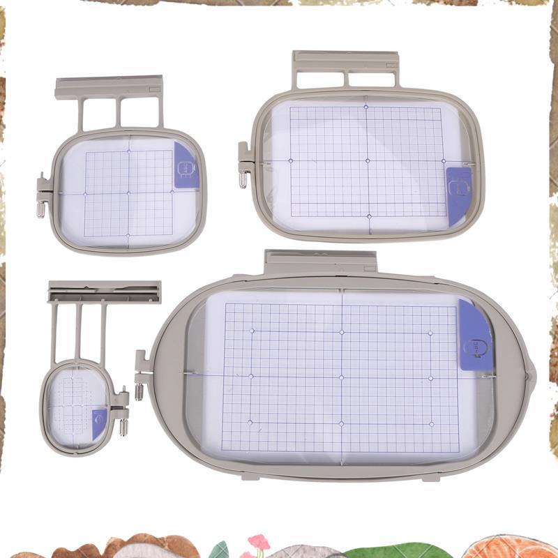 4 ชิ้นจักรเย็บผ้าเย็บปักถักร้อย Hoop สําหรับ Innovias 1500 1500D 2500D 4000D 6000D(SA437,SA438,SA439