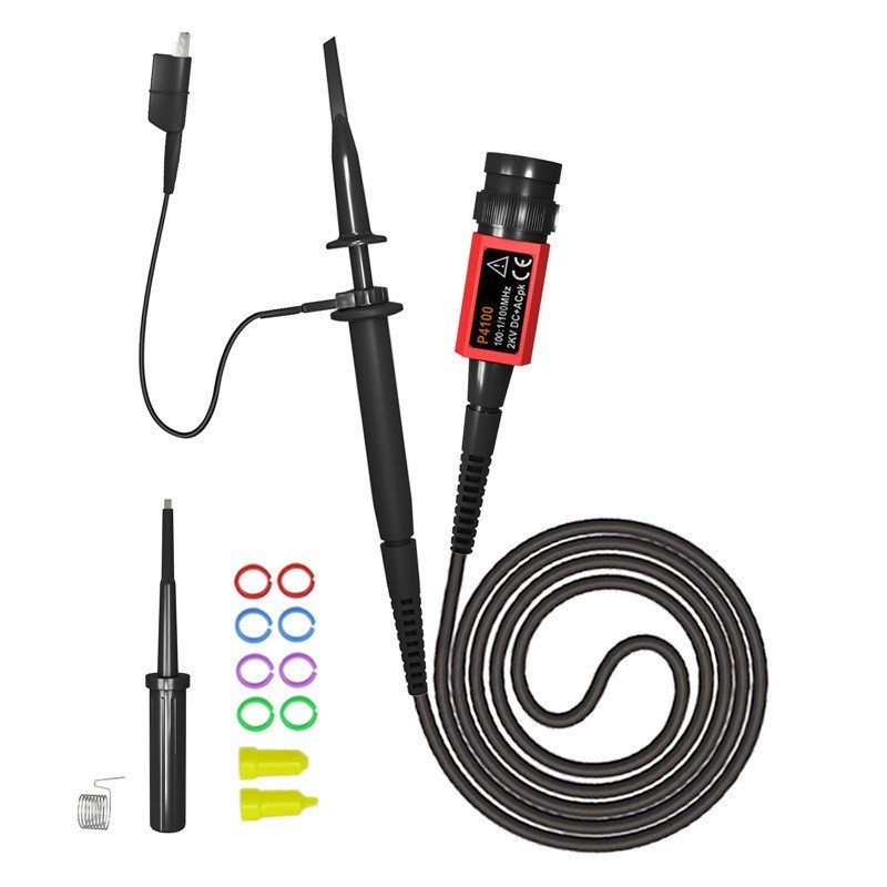 1100 Probe Probe Probe Probe: 2KV Oscilloscope/MHZ 100 แรงดันไฟฟ้าสูง/ป้าย Probe ทนความดัน P4100 Pro