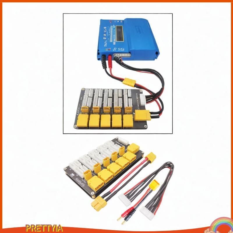 [สวย] แท่นชาร์จแบบขนาน Imax B6 Charger 2-6S Q6 B6AC Connectors Balanced