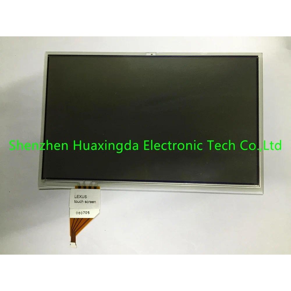 จัดส่งฟรี ยี่ห้อใหม่ 7 "หน้าจอสัมผัส LTA070B511F แผงสัมผัสสําหรับ Lexus IS250 IS300 IS350 รถนําทางจอ