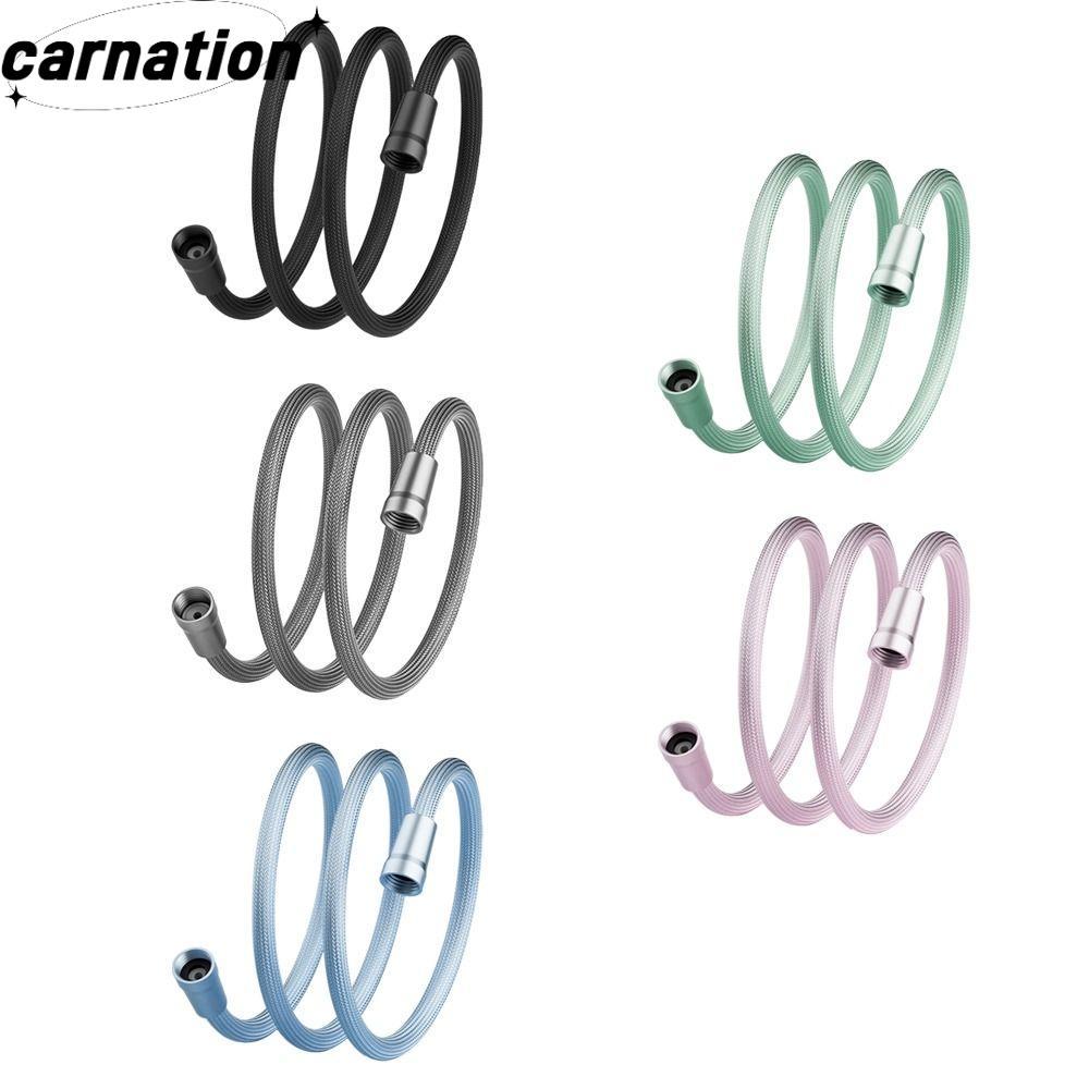CARNATION สายฝักบัวมือถืออินเทอร์เฟซสากล Anti Winding Shower Tube ทนทาน 1.5/2 เมตร GI/2 ยืดหยุ่น Bat