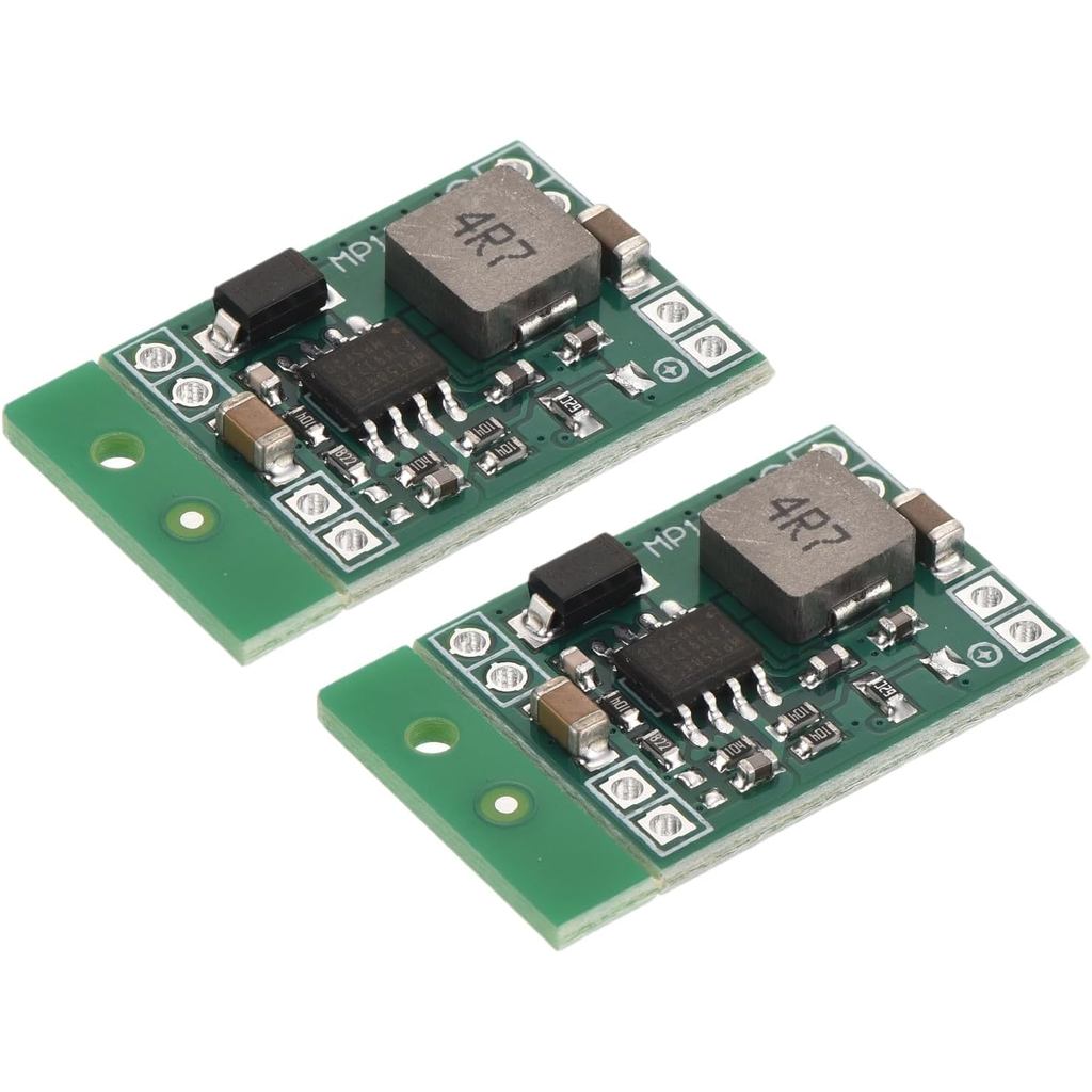 MOCCANIXITY DC-DC Buck Converter ตัวควบคุมแรงดันไฟฟ้าขั้นตอนลงโมดูลไฟคงที่ MP1584 4.5-28V ถึง 5V 3A 