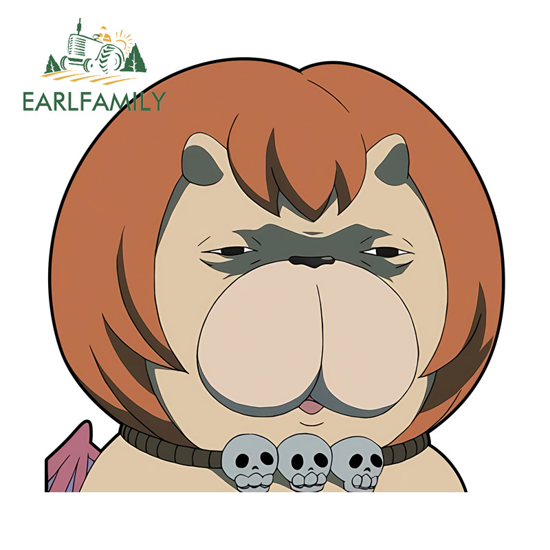 EARLFAMILY Azazel การ์ตูน Peeker สติกเกอร์รถ Creative Occlusion Scratch กันน้ํา JDM ไวนิล Decal เหมา