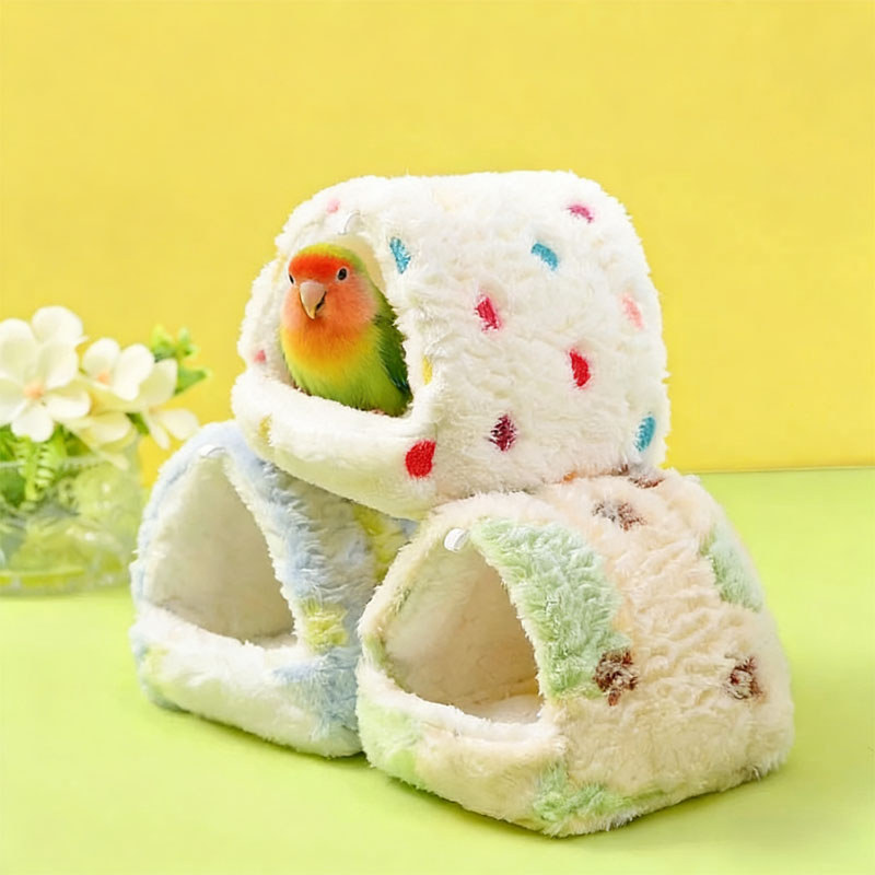 SKISOPGO บ้านกระรอก บ้านนกผ้าฝ้าย บ้านกระรอก ป้องกันลม แขวนได้ นุ่มและสบาย ฟองน้ำขนแกะด้านใน ราคา ถูกที่สุด ดีลบีเคเค แกลเลอรีภาพที่ 6