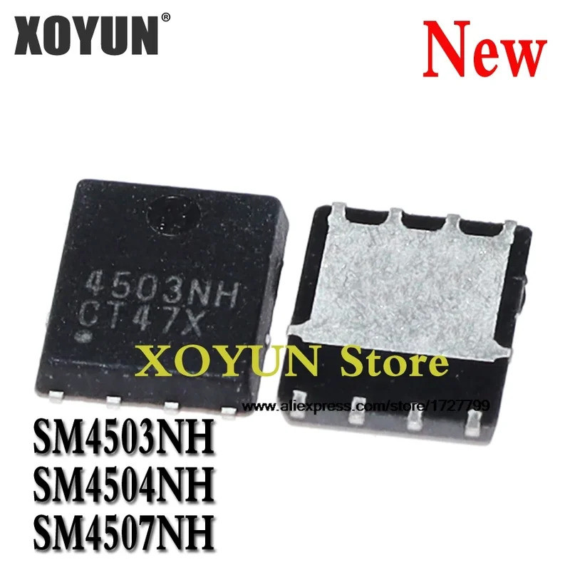 (5 ชิ้น) 100% ใหม่ 4503NH 4504NH 4507NH SM4503NH SM4504NH SM4507NH QFN-8 ชิปเซ็ตชิป ic ในสต็อก AUJQ