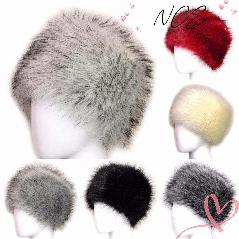 NCE Faux Fur Snow Hat Outdoor Earmuff Warmer รัสเซีย Ushanka