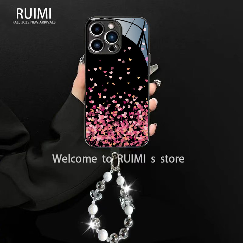 HP MERAH หัวใจสีชมพูจัดส่งที่รวดเร็วสําหรับ VIVO y02 y03 y100 y16 y17s y15 y19 y1s y20 y21 y22 y27s 