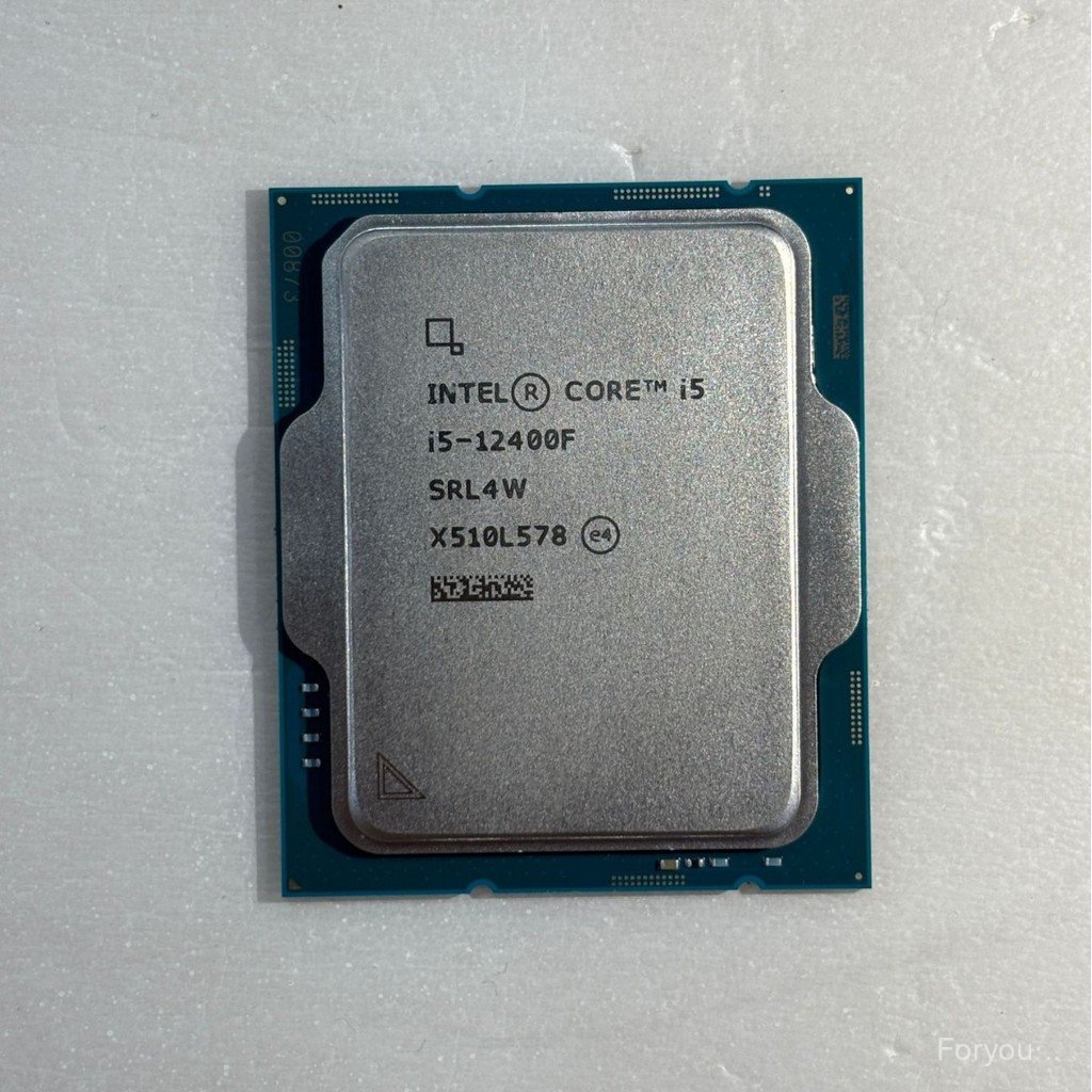 Intel Core I5 12400F ฟิล์มหลวม 12th Generation Six-Core คอมพิวเตอร์เดสก์ท็อป cpu เหมาะสําหรับ B660 Z
