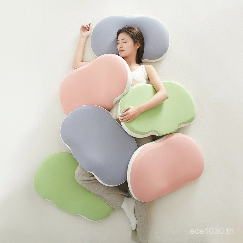 กระดูกสันหลังส่วนคอถั่วเหลืองด้านข้างนอนชีวภาพพื้นฐานต่ําผู้ใหญ่หมอนผ้าฝ้ายผู้ผลิต Bendou หมอน Core 