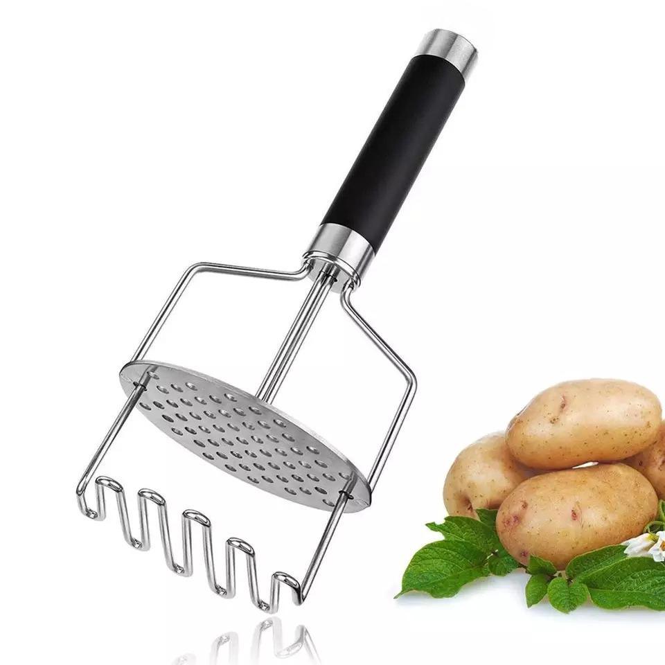 ที่บดมันฝรั่ง ที่กดมันฝรั่ง Masher Potato สแตนเลสสตีล จับถนัดมือ ไว้ทำมันฝรั่งบด --สินค้ามีพร้อมส่ง--