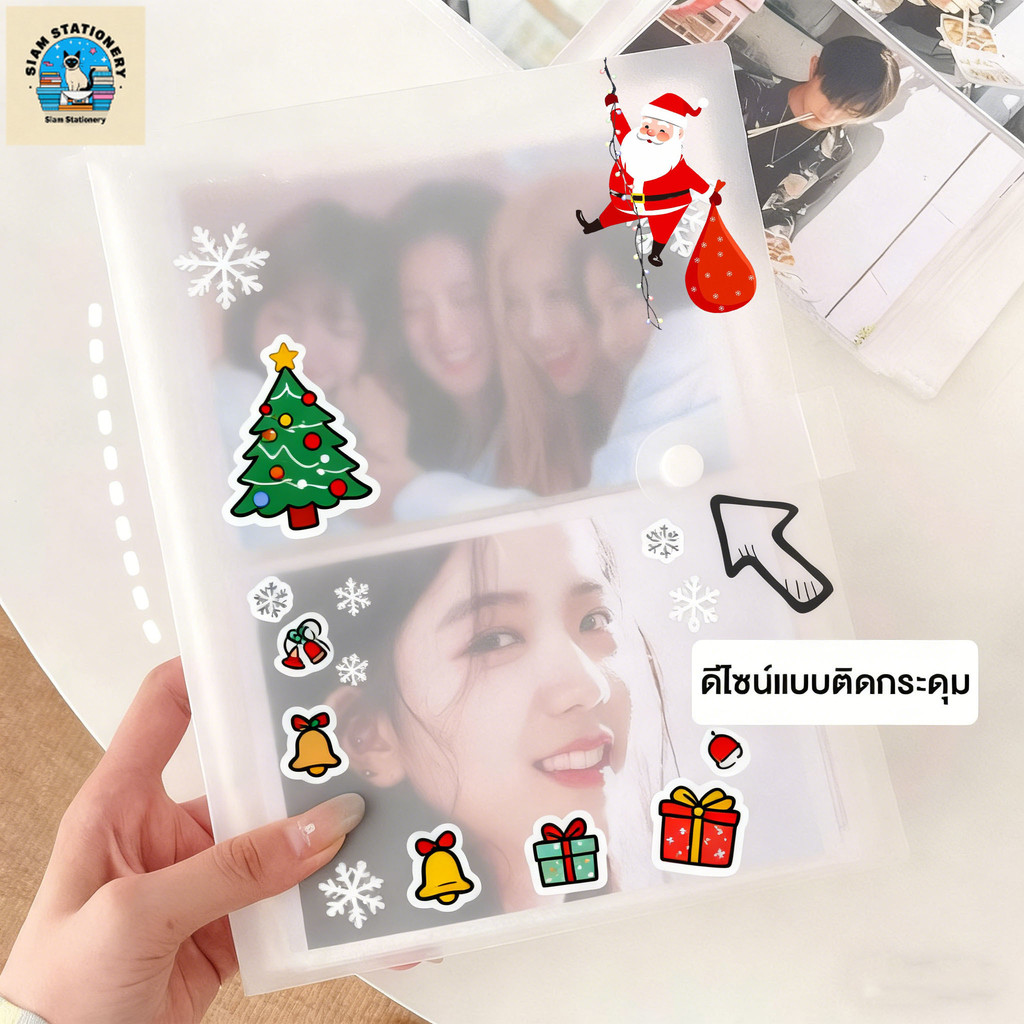 แฟ้มการ์ดเกาหลี 3 นิ้ว โพลารอยด์ เกมการ์ด ของสะสม ขนาด A5 2/3/4ช่อง แฟ้มเก็บการ์ดอาร์ตทอย