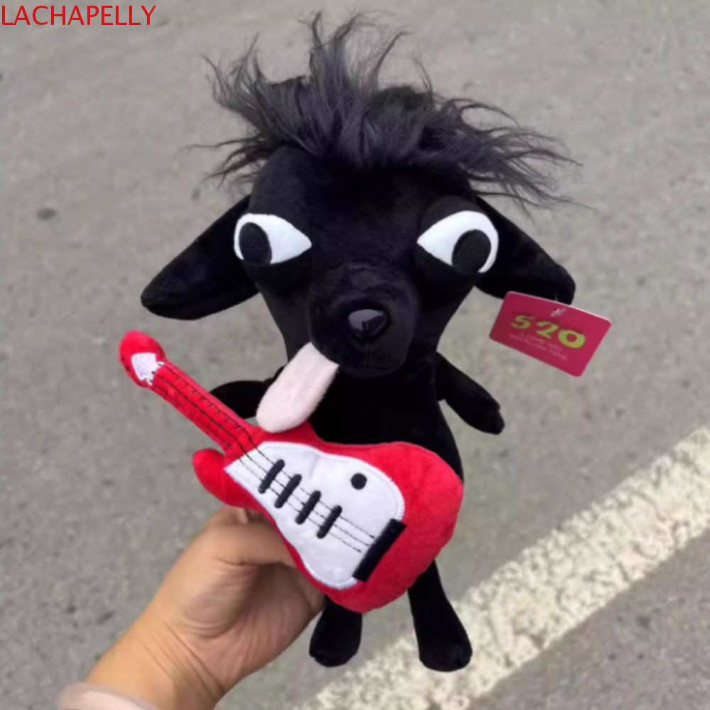 LACHAPELLY Chihua Plush Toy, Puppy Pet Soft Pendant Rock Chihua Doll, วันเกิดสมจริงกีตาร์น่าเกลียดน่