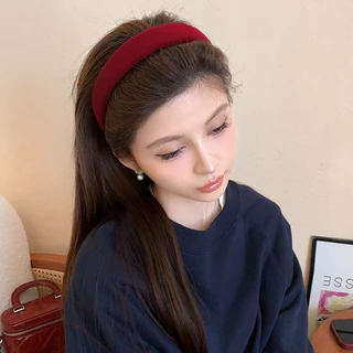 hair band ที่คาดผม ins คริสต์มาส🎀 น่ารัก สาว ย้อนยุค ผ้าถัก ผ้ากำมะหยี่ มินิมอล🎁สีแดง ลายสก็อต ลายทาง Christmas หลายสไตล