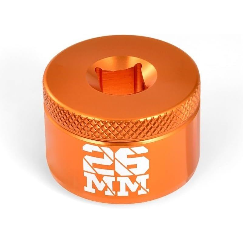 26mm Bike Fork Topcap Socket Tool for FOX32,34 Fork Damper Cap and Air Chamber Cap (3/8" Drive)