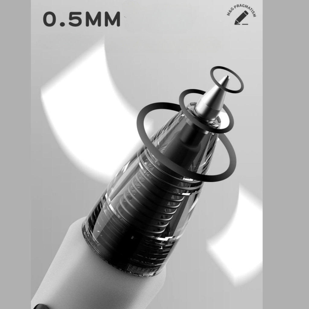 M&G GP1008 0.5 mm Gel Pen – ปากกาเจล  แบบกด เขียนลื่น ราคาคุ้มค่า หมึกให้เลือก 4 สี สินค้าคุณภาพ ราคาไม่แพง ราคา ถูกที่สุด ดีลบีเคเค แกลเลอรีภาพที่ 4