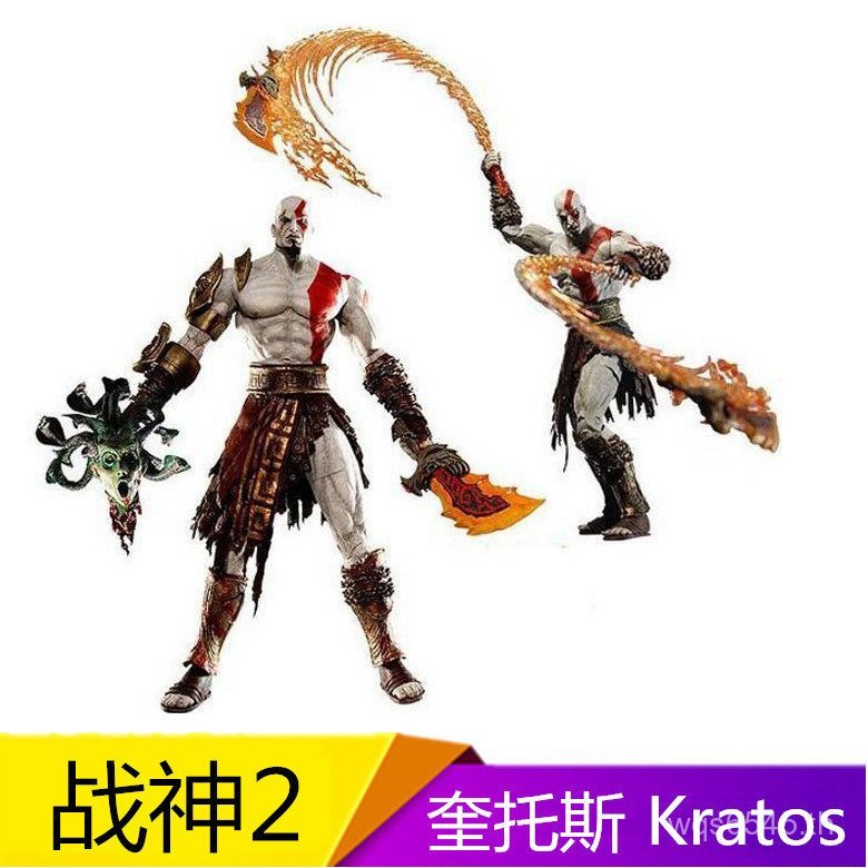 นิ้วรูป Kratos Kratos Kratos 7 Movable Model God of War 2 Fire Edition Kratos NECA มีด EYJA