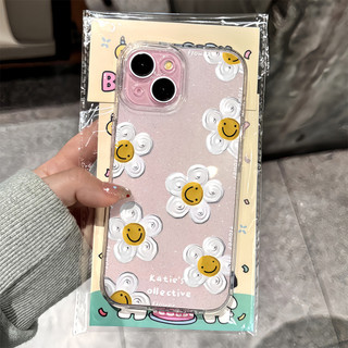 ดอกไม้ เคสมือถือสำหรับไอโฟน16PROMAX 11 12 13 14plus 15PRO น่ารักเงางามแฟลชหรูหรากรณี case for iphone15 6/7/8PLUSX/XR/XS