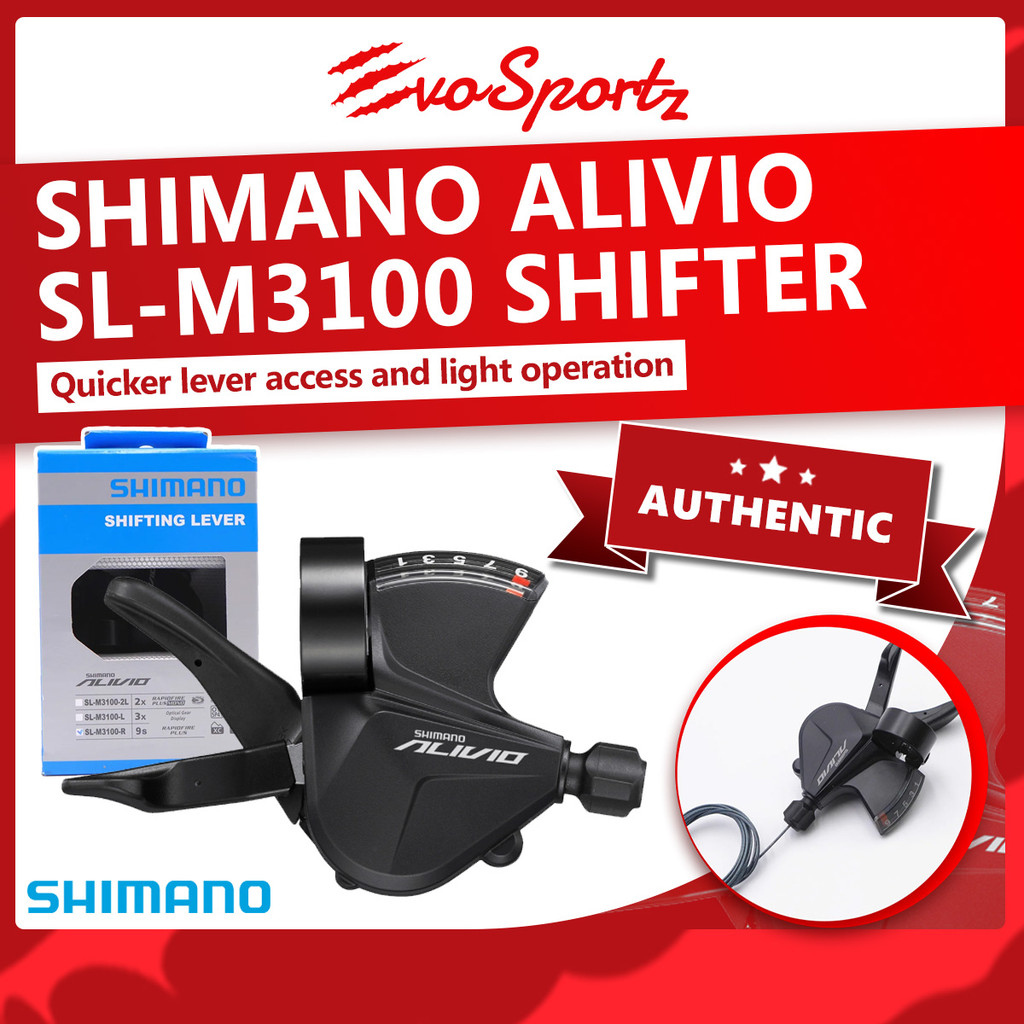 Shimano Alivio SL-M3100 Shifter Shimano 9 Speed Gear Shifter