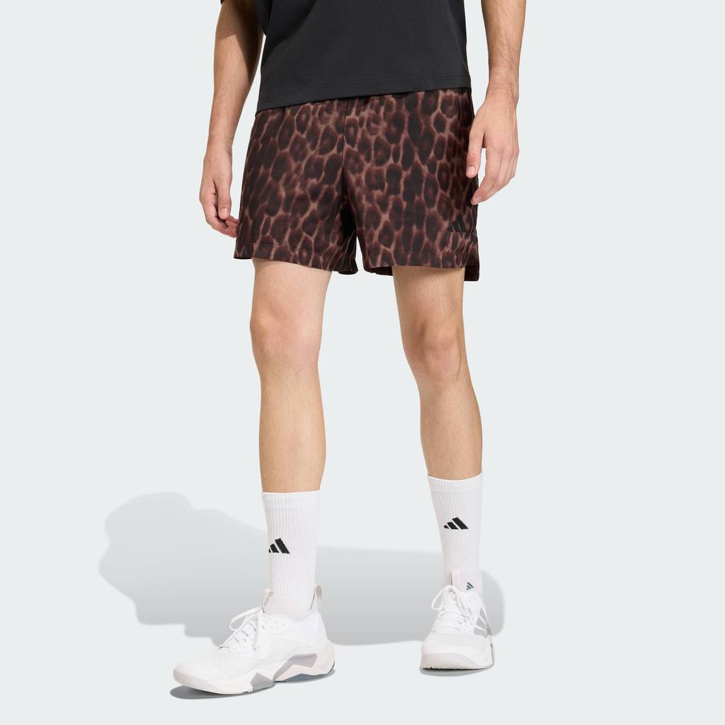 adidas Gym & Training D4T PrimeLift Aop Shorts Men Brown KF0954