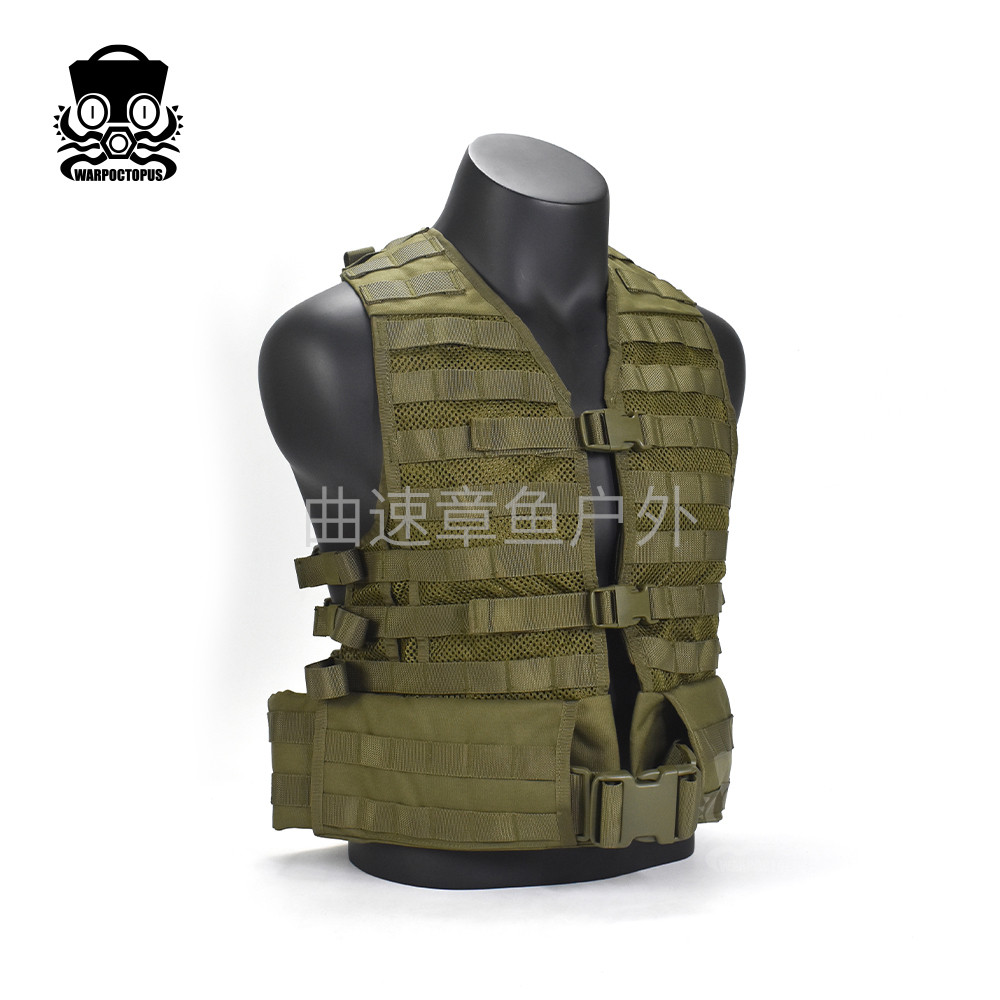 เสื้อกั๊กยุทธวิธีแบบ Molle สไตล์ Little Green Man โมเดล 6SH117 จาก Russia