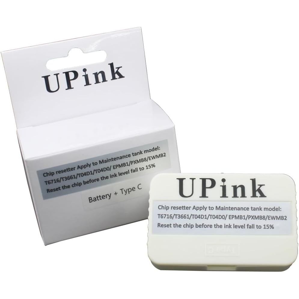 UPink 04D1 กล่องบํารุงรักษาชิปรีเซ็ตสําหรับ ET-2980 ET-3700 ET-3710 ET-3750 ET-3830 ET-3850 ET-4700 