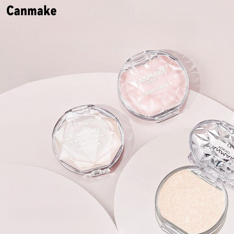 Silkworm Lying CANMAKE Powder Eye Shadow Contour Blush Fine Glitter Natural Brightening แต่งหน้า Fac
