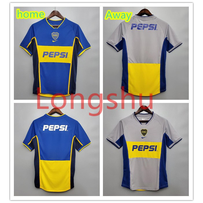 Retro 2003 Boca Juniors Away Football S-XXL