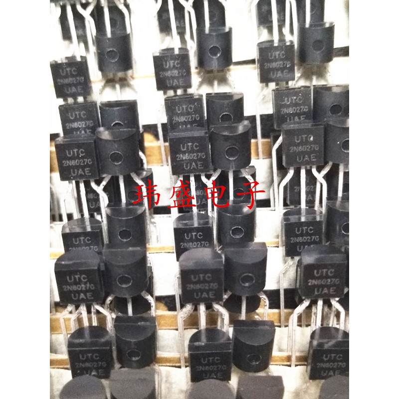 2N6027 ไต้หวัน Youshun UTC โรงงานเดิมนําเข้า 2N6027G TO-92 ท่อคริสตัลซิลิคอนควบคุมเดิม