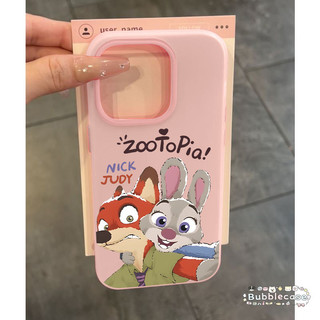 เคส Redmi 12C 9 12 10 9A A3 A1 13C 14C Note 14 13 10 12 8 11Pro การ์ตูนตลกๆนิคจูดี้สีลูกกวาด ปก 2 in 1 ใหม่