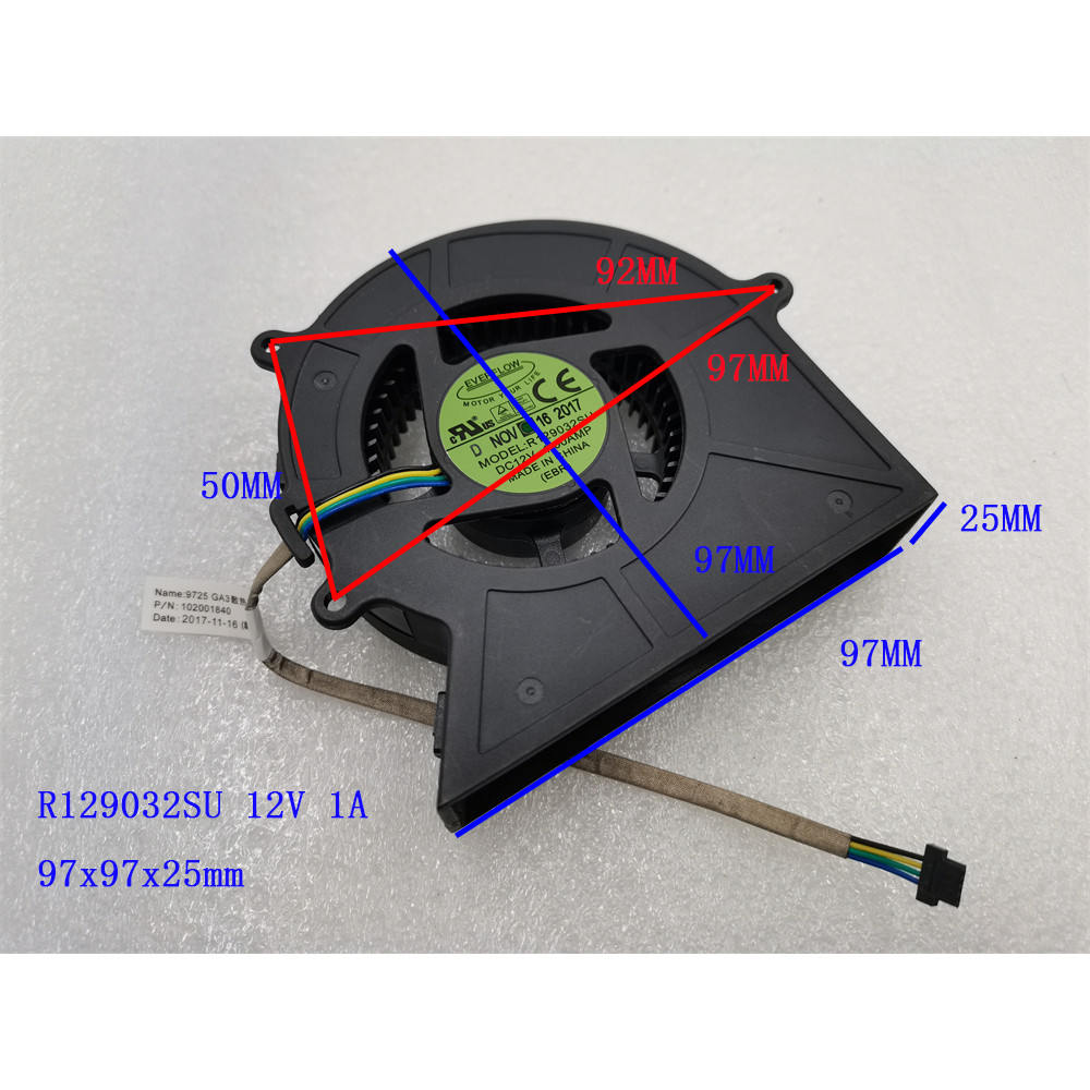 เหมาะสําหรับ Elite V700-A01 Tsinghua Tongfang Beyond A5000 Fan R129032เป็น F129032เอสเอ็ม เอสเอ็ม