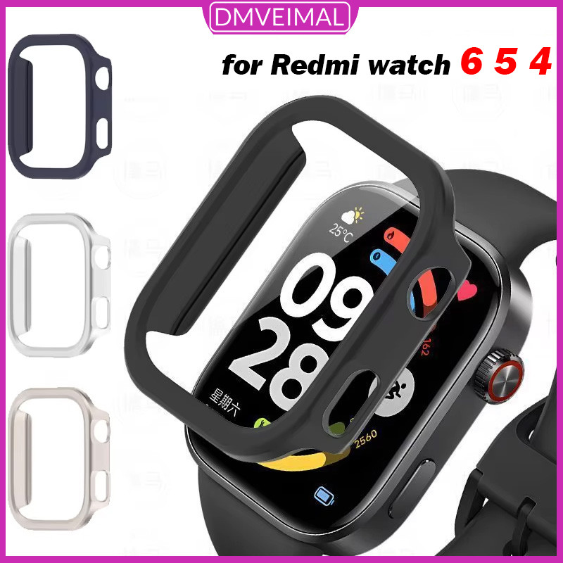 Case for Redmi Watch 6 5 4 กันกระแทก เคสป้องกันรอยขีดข่วน PC แข็ง ครอบรอบด้าน สำหรับสมาร์ทวอทช์ พร้อมหน้าจอป้องกัน