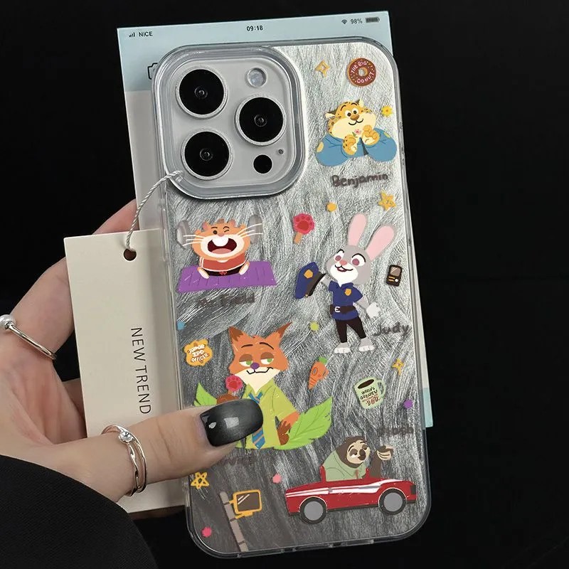 Zootopia เคส TPU Redmi & Realme & infinix redmi a3 12 13 14c redmi note 11 12 13 4g/5g pro poco x6 f