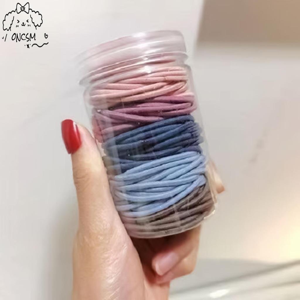 วงยางรัดผมสีดำ ขนาดยืดหยุ่น สำหรับผมหนาและหยิก ใช้งานได้อย่างสบายโดยไม่ทำลายลักษณะผม - รูปที่ 5