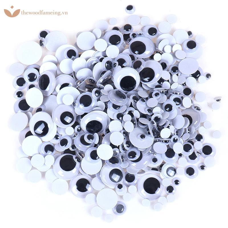 Thewoodfameing Self-กาวผสมEyesสําหรับของเล่นตุ๊กตาGogly wiggly Eyes DIYอุปกรณ์เสริมEN