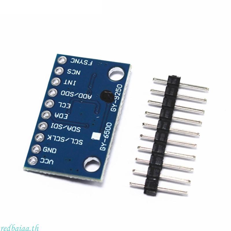 Redbaiaa GY-9250 โมดูลเซนเซอร์ MPU9250 พร้อมมาตรวัดความเร็ว Gyroscope แบบบูรณาการ