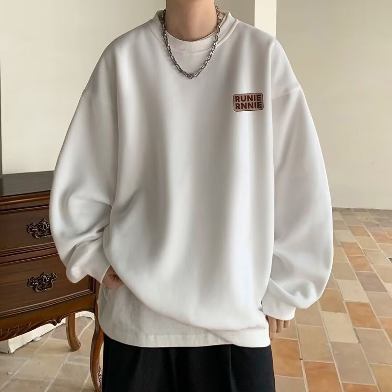 SEACHENIC เสื้อกันหนาวผู้ชายคอกลมสไตล์อเมริกัน ออกแบบมาเป็นแจ็คเก็ตทรงหลวมสำหรับสวมใส่ในวันสบาย ๆ — صورة 7