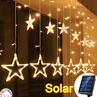 Ligyetor Moon Star Curtain Lights ไฟ LED String Light สําหรั…