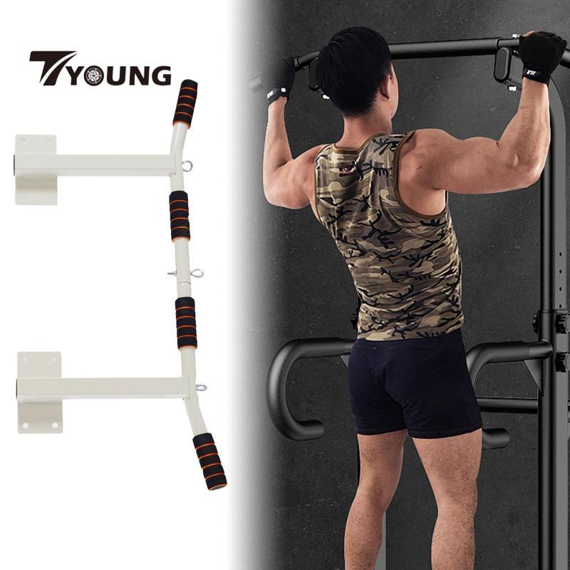 Traction Bar อุปกรณ์เพาะกายแบบ nonslip dip bar สำหรับฟิตเนสมั่งคง