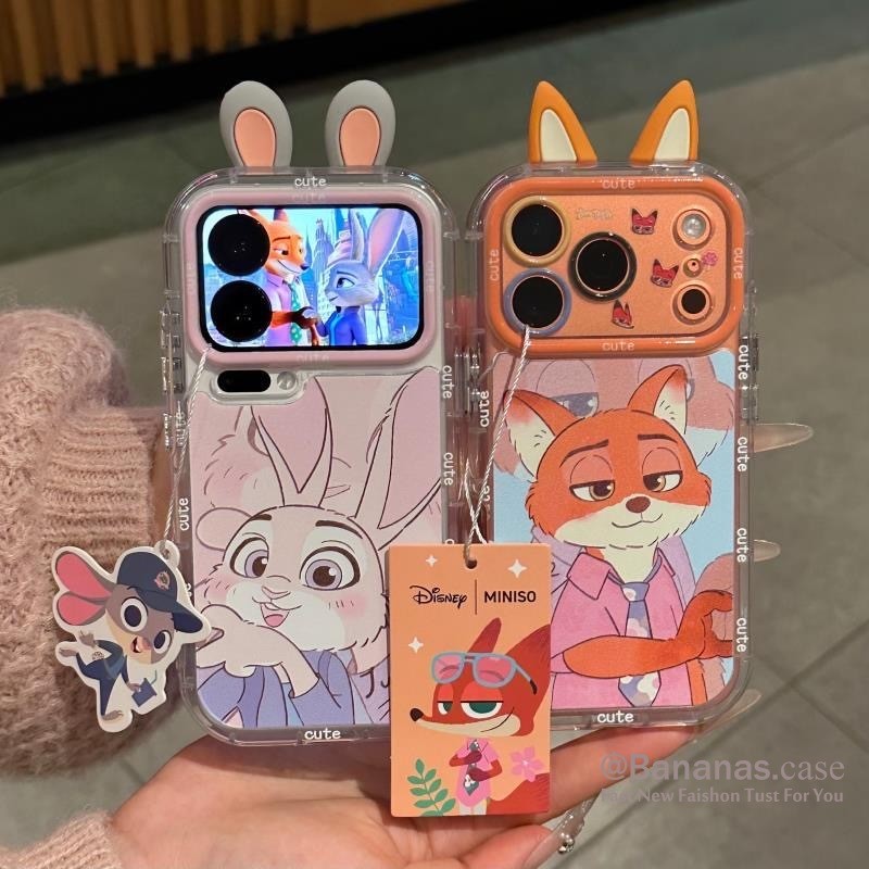 น่ารัก 3D DIY หู Aniamls สําหรับ iPhone 16 15 14 13 12 11 Pro Max X Xr Xs Max 7 8 Plus SE2020