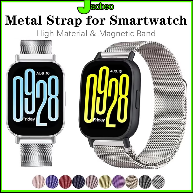 ห่วงสาย Milanese แถบโลหะสแตนเลส 20mm 22mm for Redmi Watch 5 Active/Samsung Galaxy Watch/ Huawei/Garm