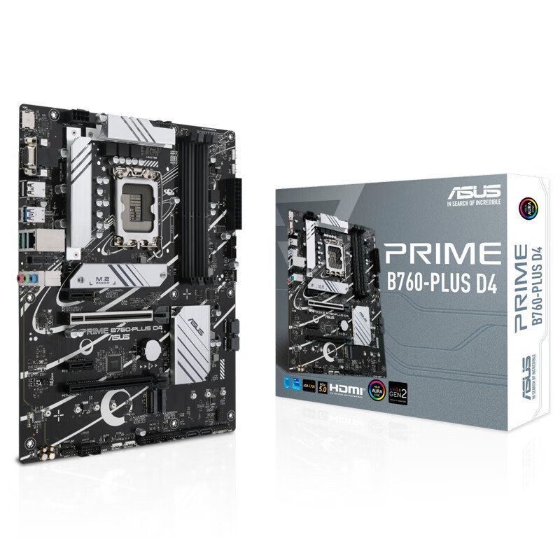 Asus PRIME B760-PLUS D4 Master เมนบอร์ดรองรับ I5 13600KF 12/13 Generation CPU