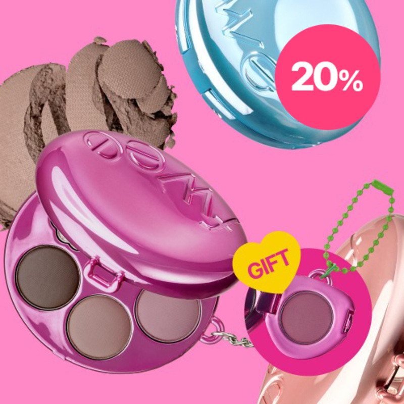 Fwee Pocket Five-Color Eyeshadow Palette Multifunctional Multi-Color Eyeshadow Pressed Powder Blush 