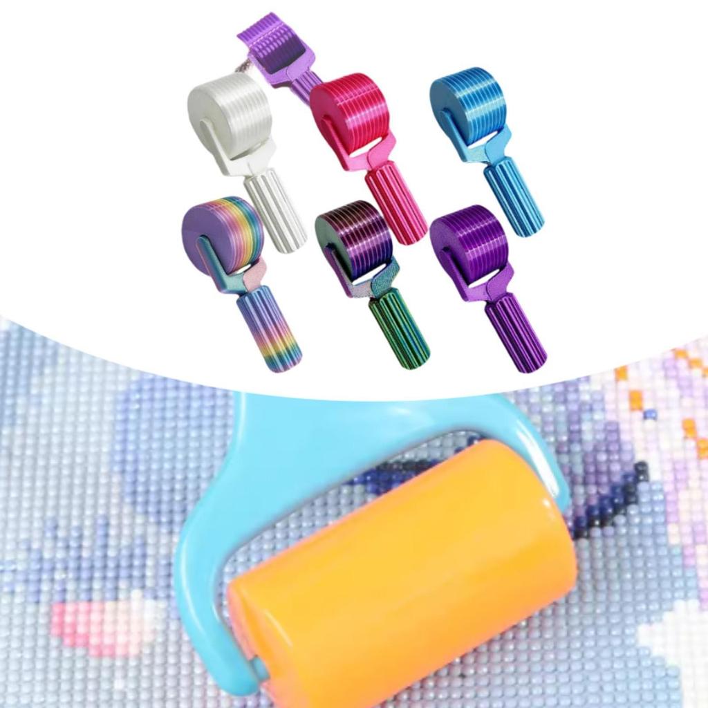 [Qklmdt] 6 ชิ้น Diamond Art Roller กาว Roller น้ําหนักเบา Diamond Art Supplies DIY Craft ใช้งานง่ายป