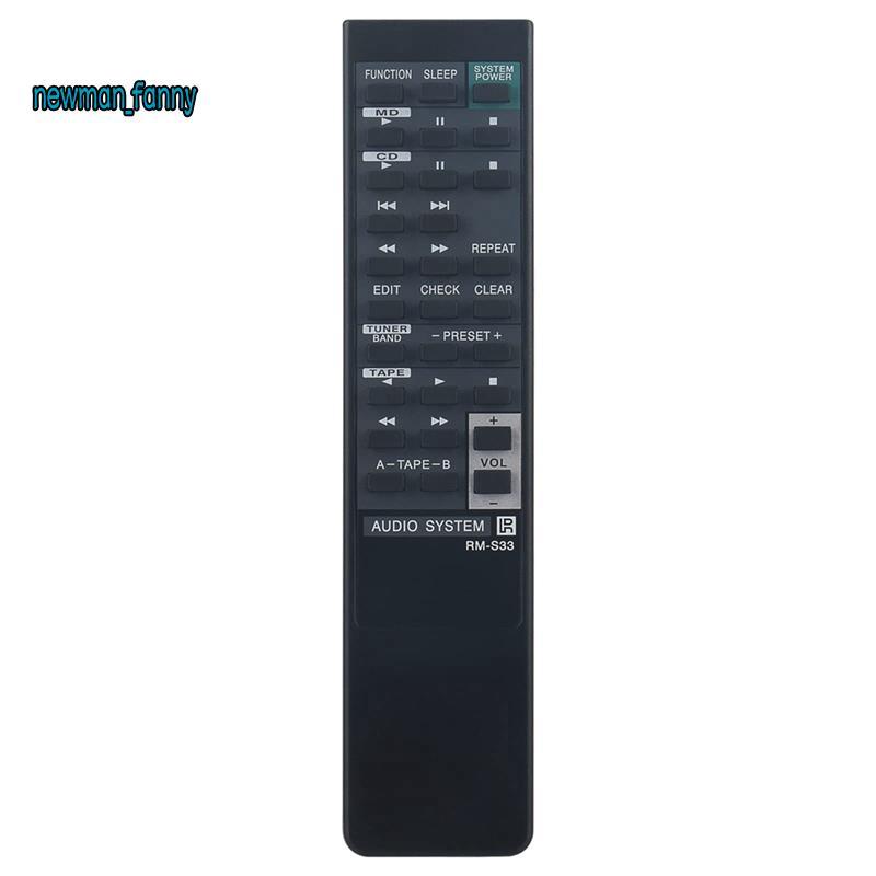 RM-S33 รีโมทคอนโทรลระบบ HCDH801 MHC701 MHC-701 MHC-801 MHC-S30 MHC801 MHCS30 STD777ES อุปกรณ์เสริม