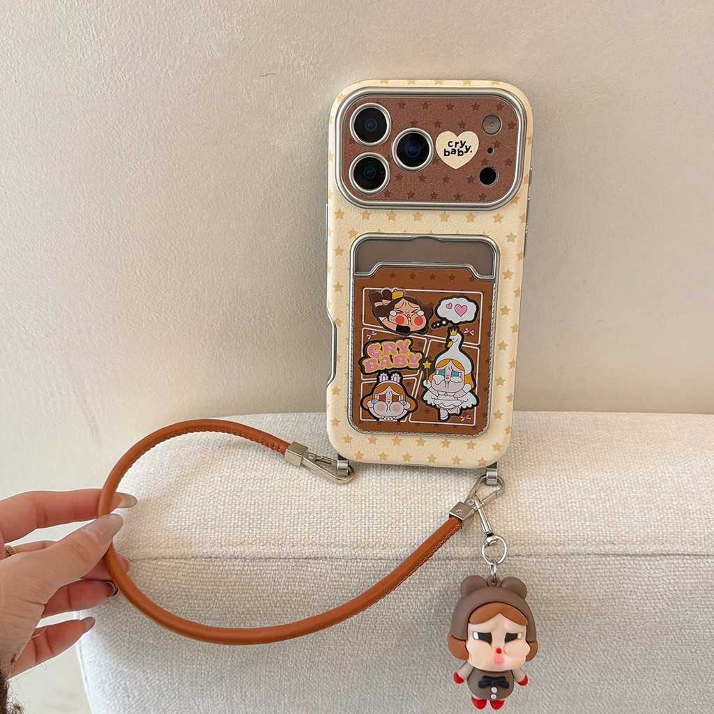 สติ๊กเกอร์ติดหน้าต่างเด็ก เหมาะสําหรับ Apple 17Promax Card Case iPhone 16/15/14/13 เชือกแขวน Anti Drop ราคา ถูกที่สุด ดีลบีเคเค แกลเลอรีภาพที่ 7