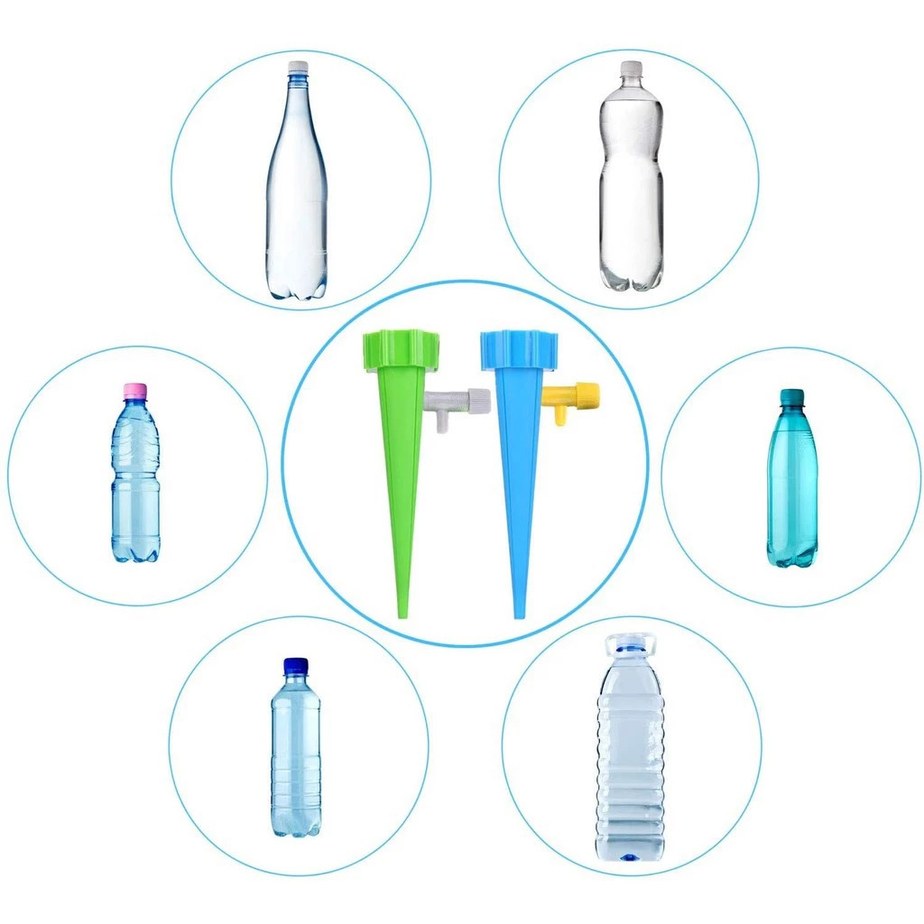 10 ชิ้น กรวยหยดน้ำอัตโนมัติ รดน้ำต้นไม้ ใช้กับขวดน้ำอัดลม ปรับระดับน้ำได้ อุปกรณ์สวน - รูปที่ 2