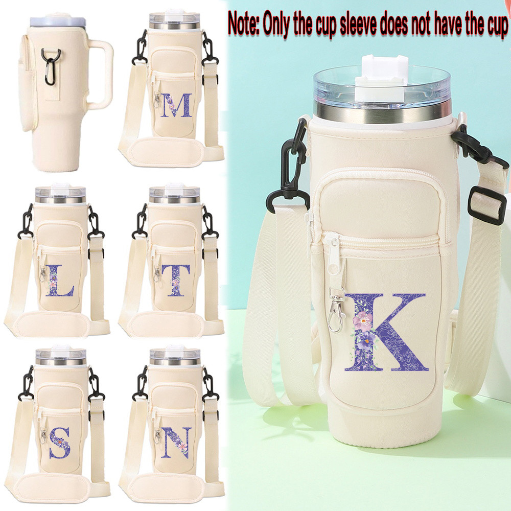 New school office Outdo Ptable Cup Pouch Slip-proof Tumbler crossbody bag water bottle bag tumbler