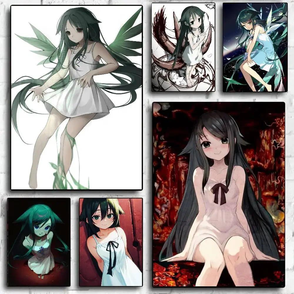 โปสเตอร์ The Song Of Saya งานศิลปะแอนิเมชั่นสยองขวัญสำหรับตกแต่งบ้าน ห้องนั่งเล่น ร้านอาหาร ครัว ภาพ